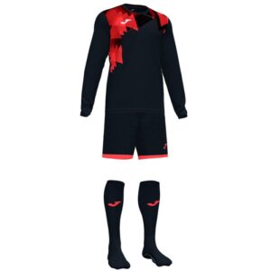 Вратарский костюм JOMA - ZAMORA BLACK FLUOR CORAL