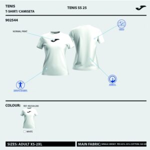 Футболка JOMA CHALLENGE WHITE — изображение 2